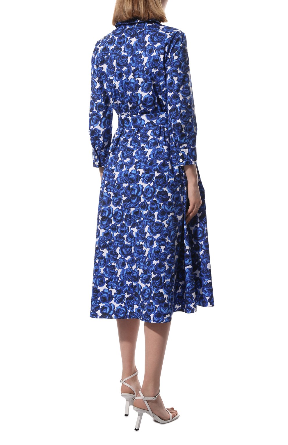 Хлопковое платье CAROLINA HERRERA, арт. R2211N507RCT, фото 4