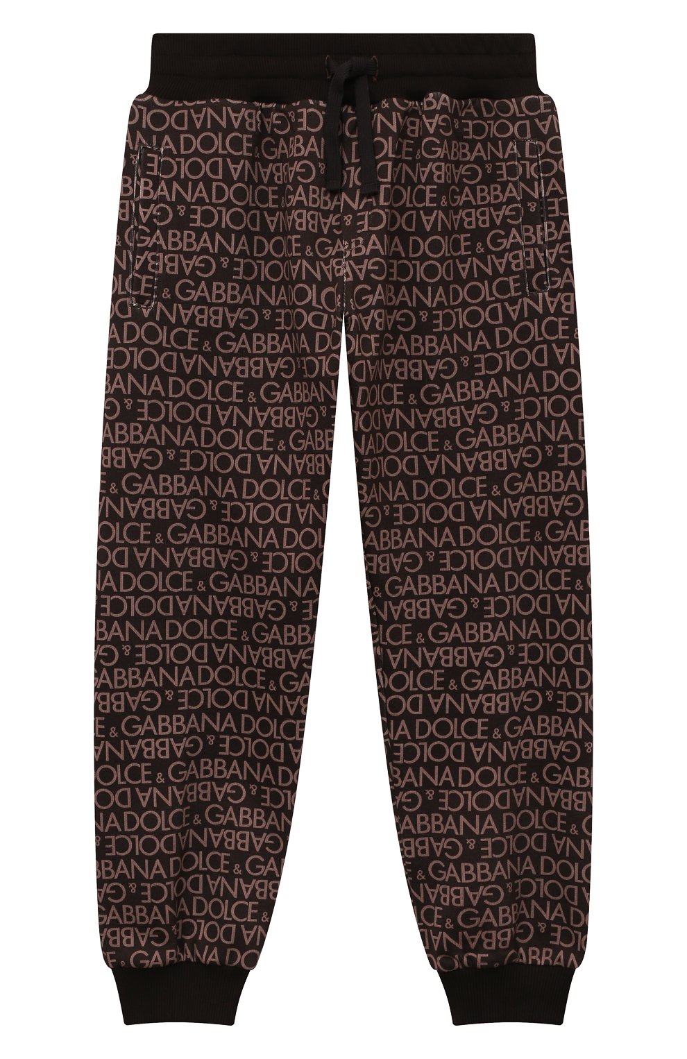 Хлопковые джоггеры DOLCE & GABBANA, арт. L4JPFE/HS7MN/8-14, фото 1