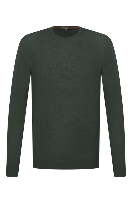 Шерстяной джемпер Loro Piana FAI1916 Зелёный FAI1916