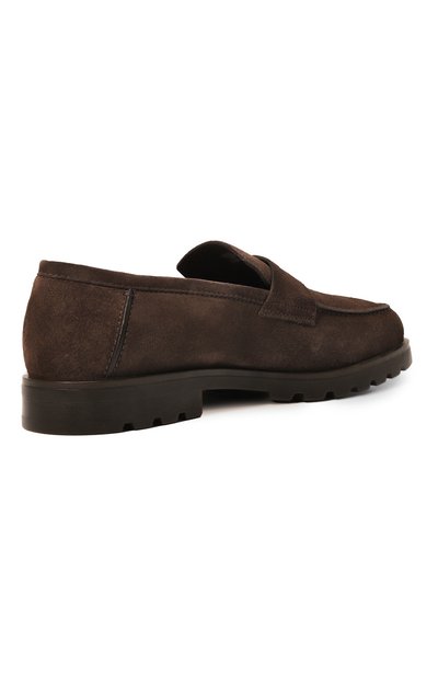 Замшевые пенни-лоферы detroit SANTONI, арт. MGDG18610DTRASEY, фото 5