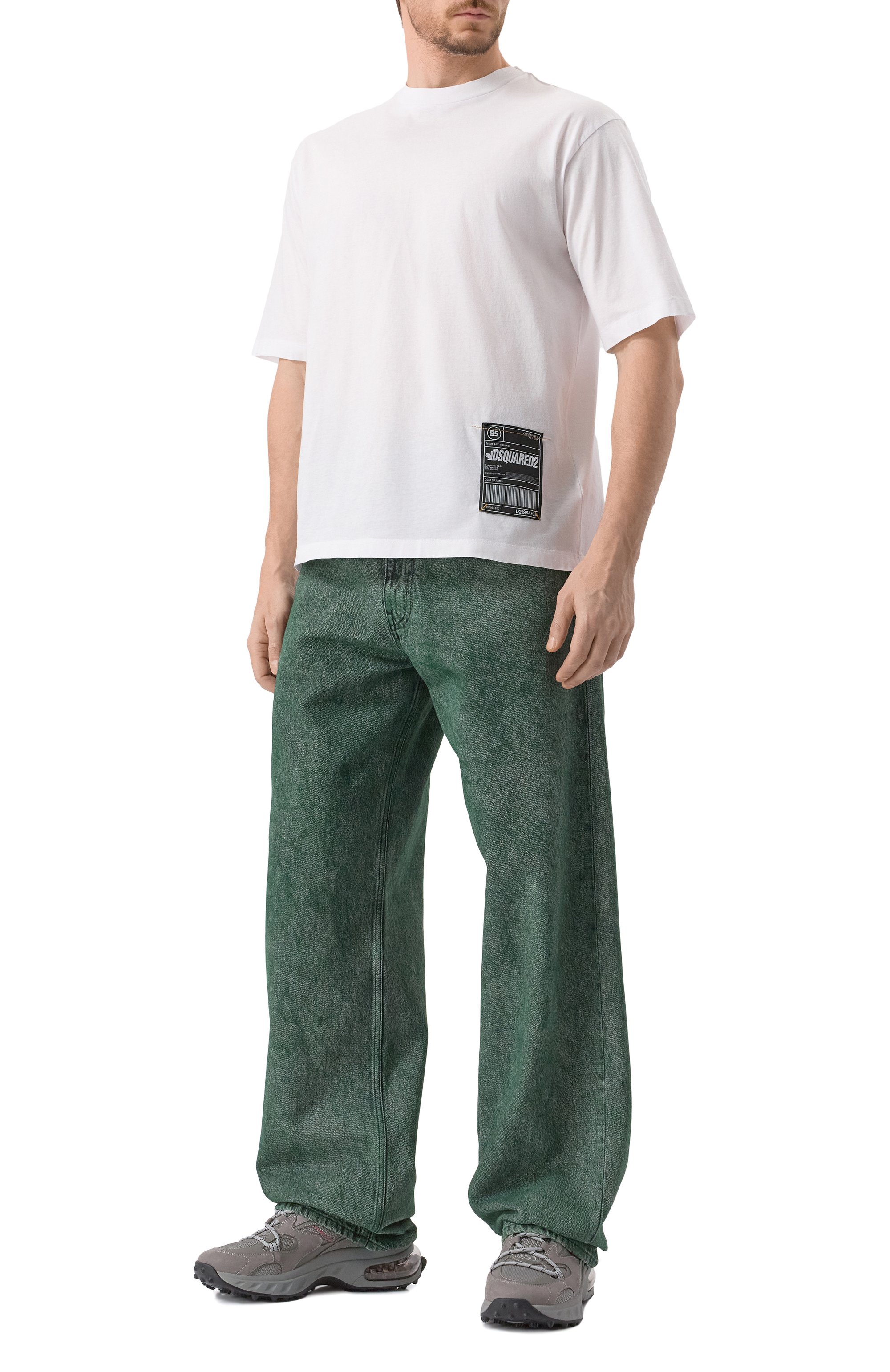 Хлопковая футболка DSQUARED2, арт. S74GD1406/S23009, фото 2