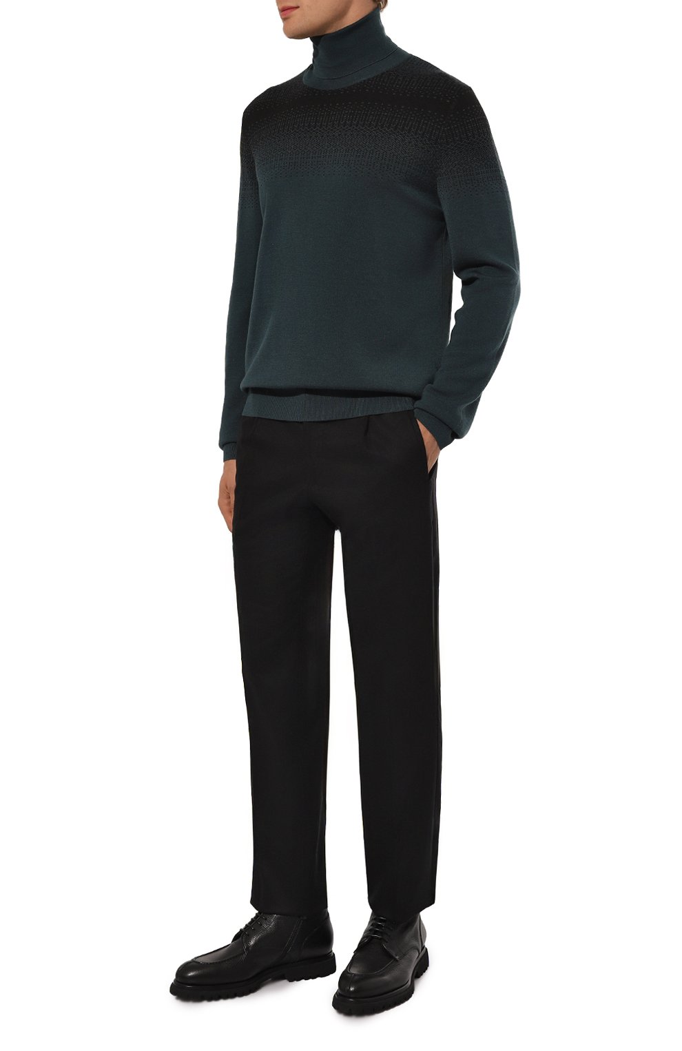 Шерстяные брюки KITON, арт. UPN01K0123E08, фото 2