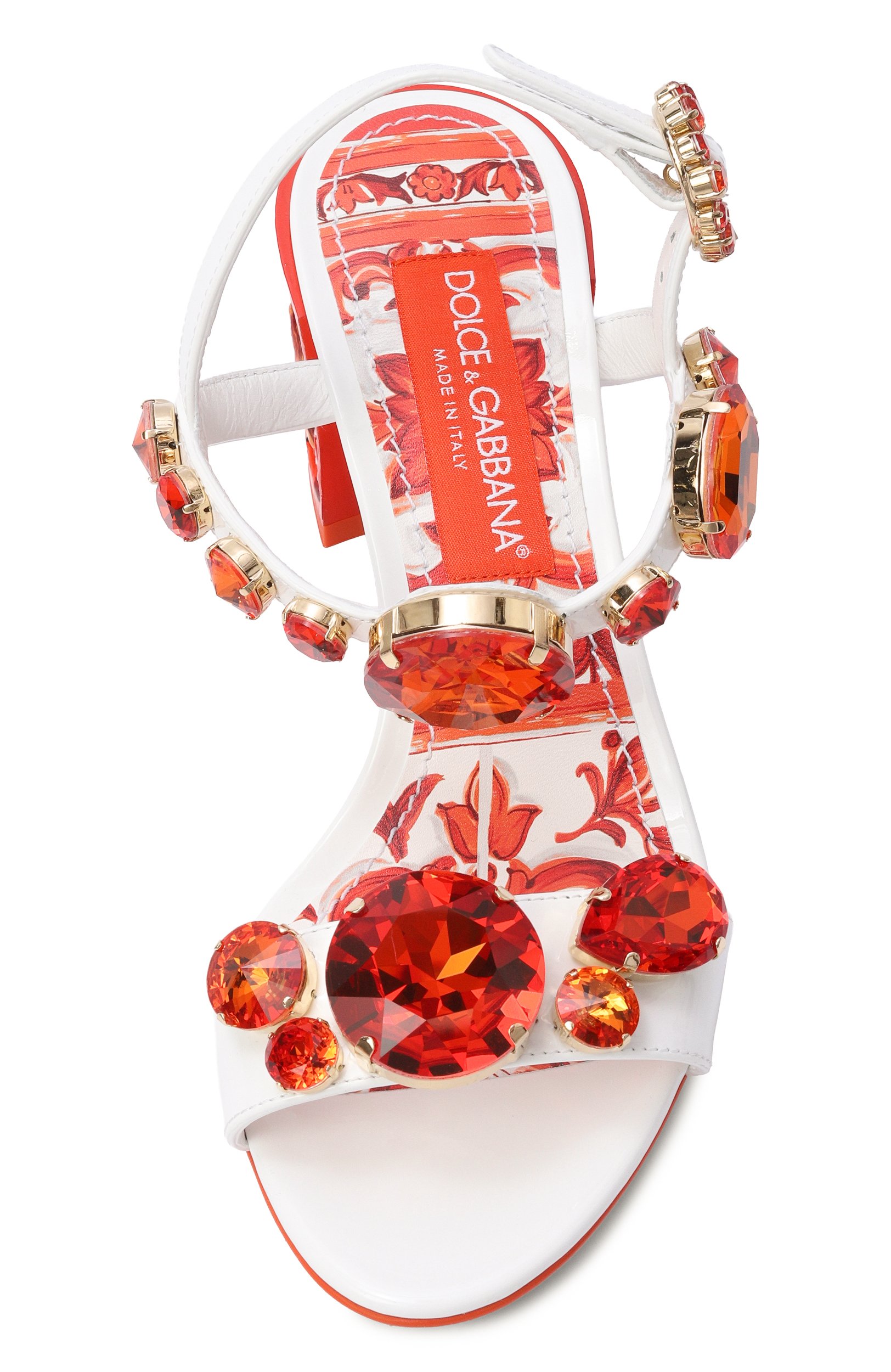 Кожаные босоножки keira 60 DOLCE & GABBANA, арт. CR1733/AT848, фото 6