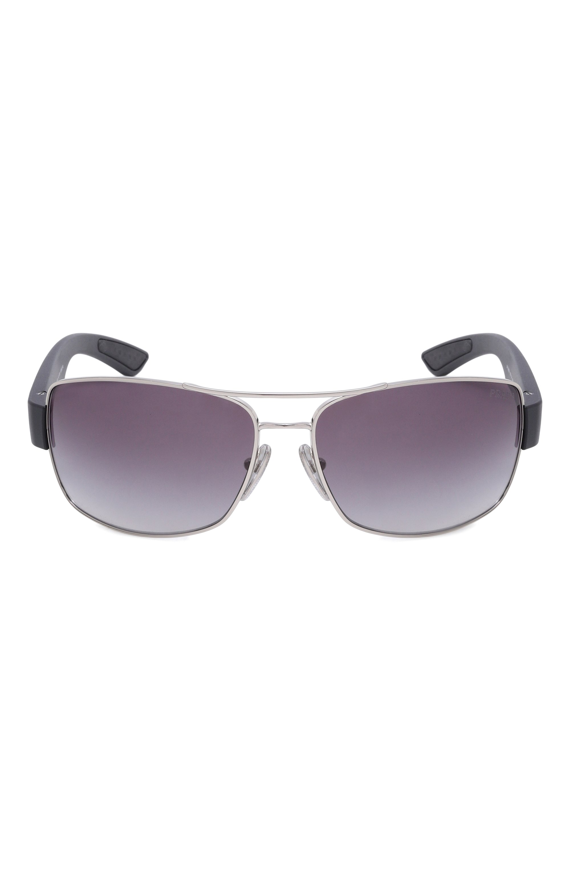 Солнцезащитные очки PRADA LINEA ROSSA серого цвета по цене 45100 руб., арт. B52S-1BC09U, фото 2 Солнцезащитные очки PRADA LINEA ROSSA, арт. B52S-1BC09U, фото 2