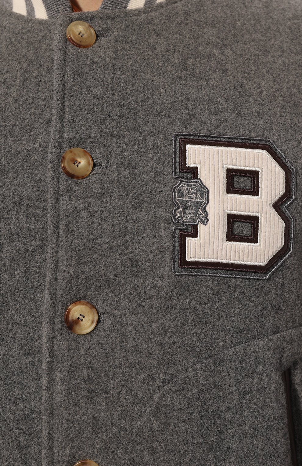 Комбинированный бомбер BRUNELLO CUCINELLI, арт. MY4141966, фото 5