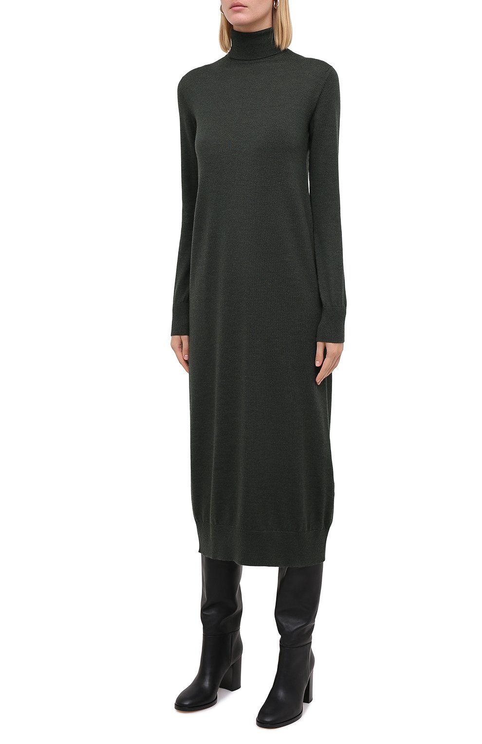 Шерстяное платье JIL SANDER, арт. JSPR754054-WRY20058, фото 3