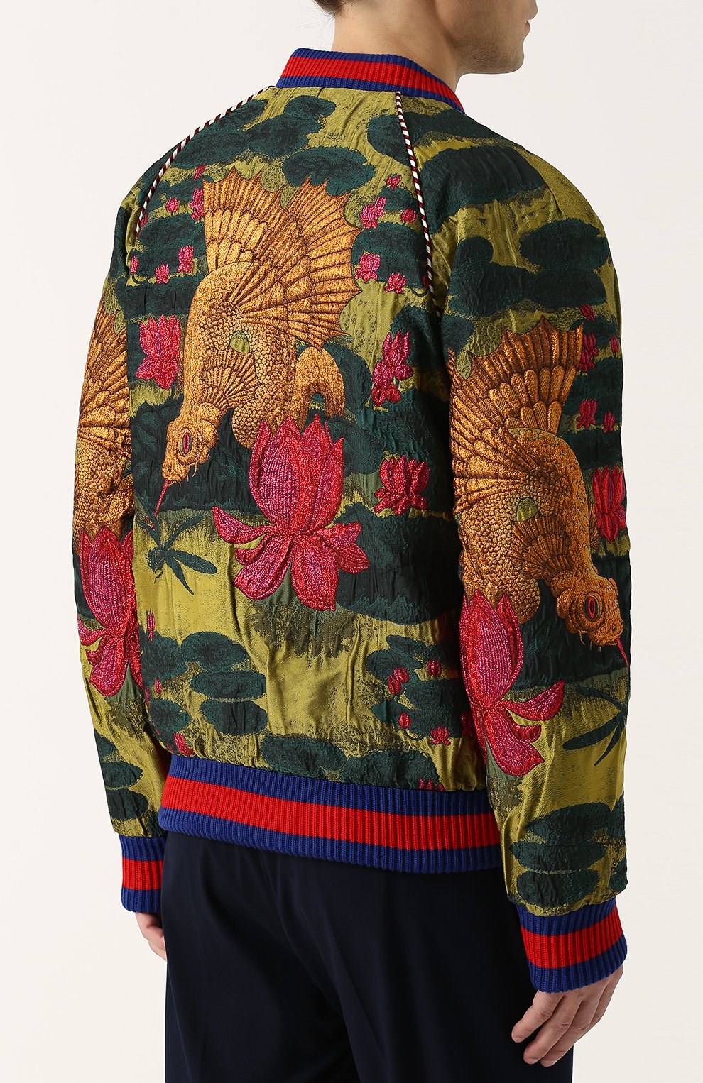 Бомбер на молнии с вышивкой GUCCI, арт. 493711/Z463G, фото 4