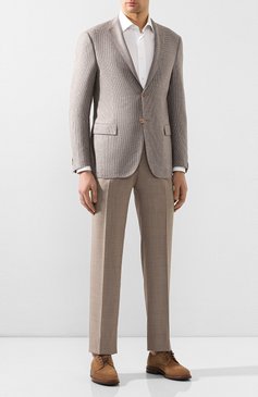 Шерстяные брюки BRIONI, арт. RPL60P/P9AA4/TIGULLI0, фото 2