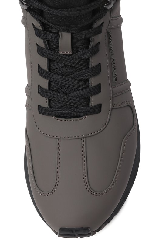 Комбинированные ботинки Emporio Armani EM003736/AF18012 Хаки  EM003736/AF18012 Фото 6
