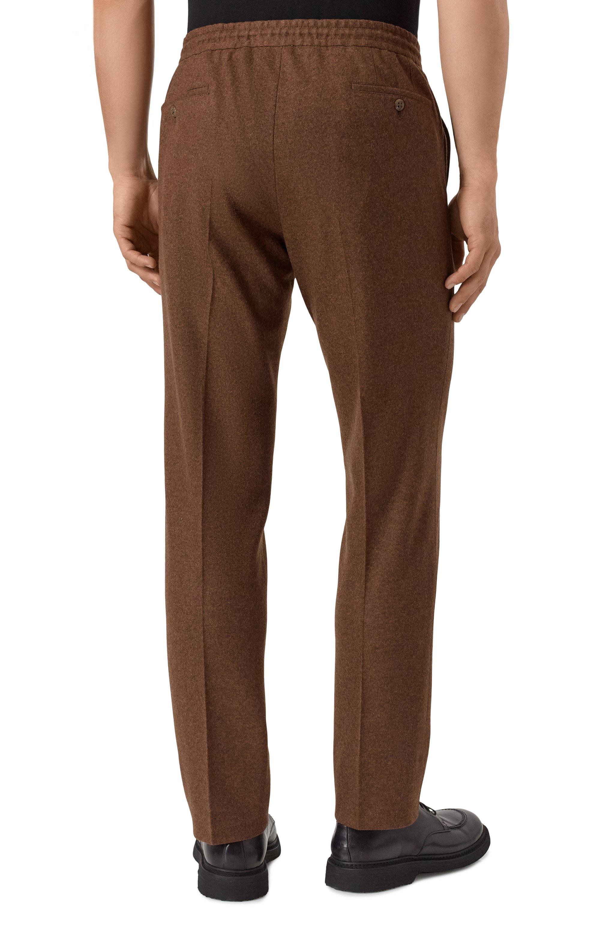 Шерстяные брюки CORNELIANI, арт. 264L19-2618801, фото 4