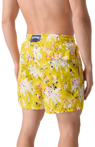 Плавки-шорты PALM ANGELS желтого цвета по цене 41450 руб., арт. PMFD01AF25FAB002, фото 3 Плавки-шорты PALM ANGELS, арт. PMFD01AF25FAB002, фото 3