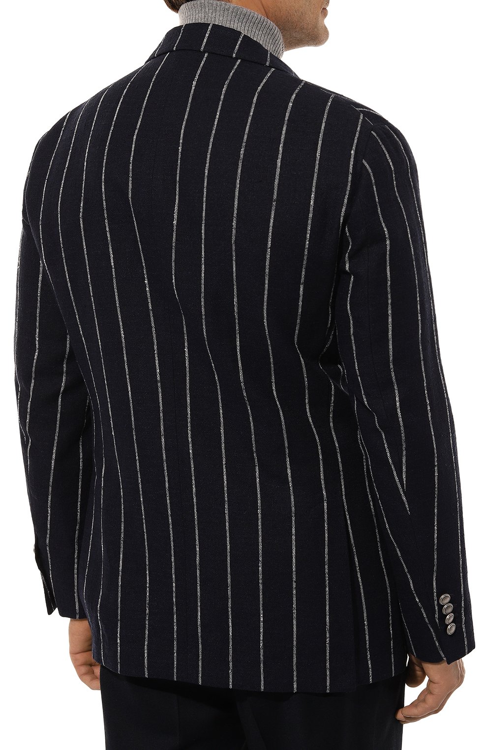 Пиджак изо льна и шерсти BRUNELLO CUCINELLI, арт. MP4927BPDD, фото 6