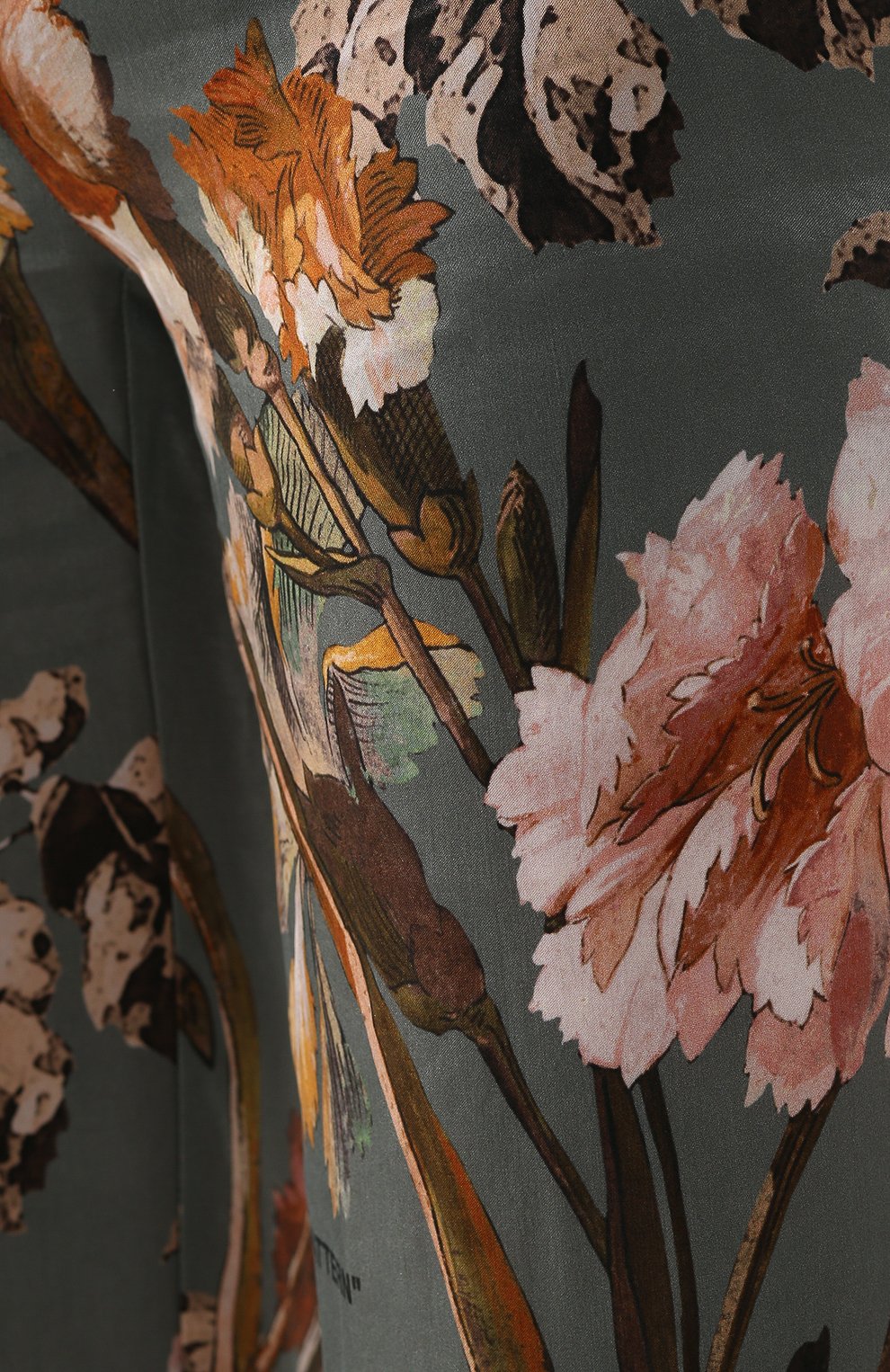 Брюки с принтом OFF-WHITE зеленого цвета по цене 121000 руб., арт. 0WCA082E19B170854199, фото 5 Брюки с принтом OFF-WHITE, арт. 0WCA082E19B170854199, фото 5