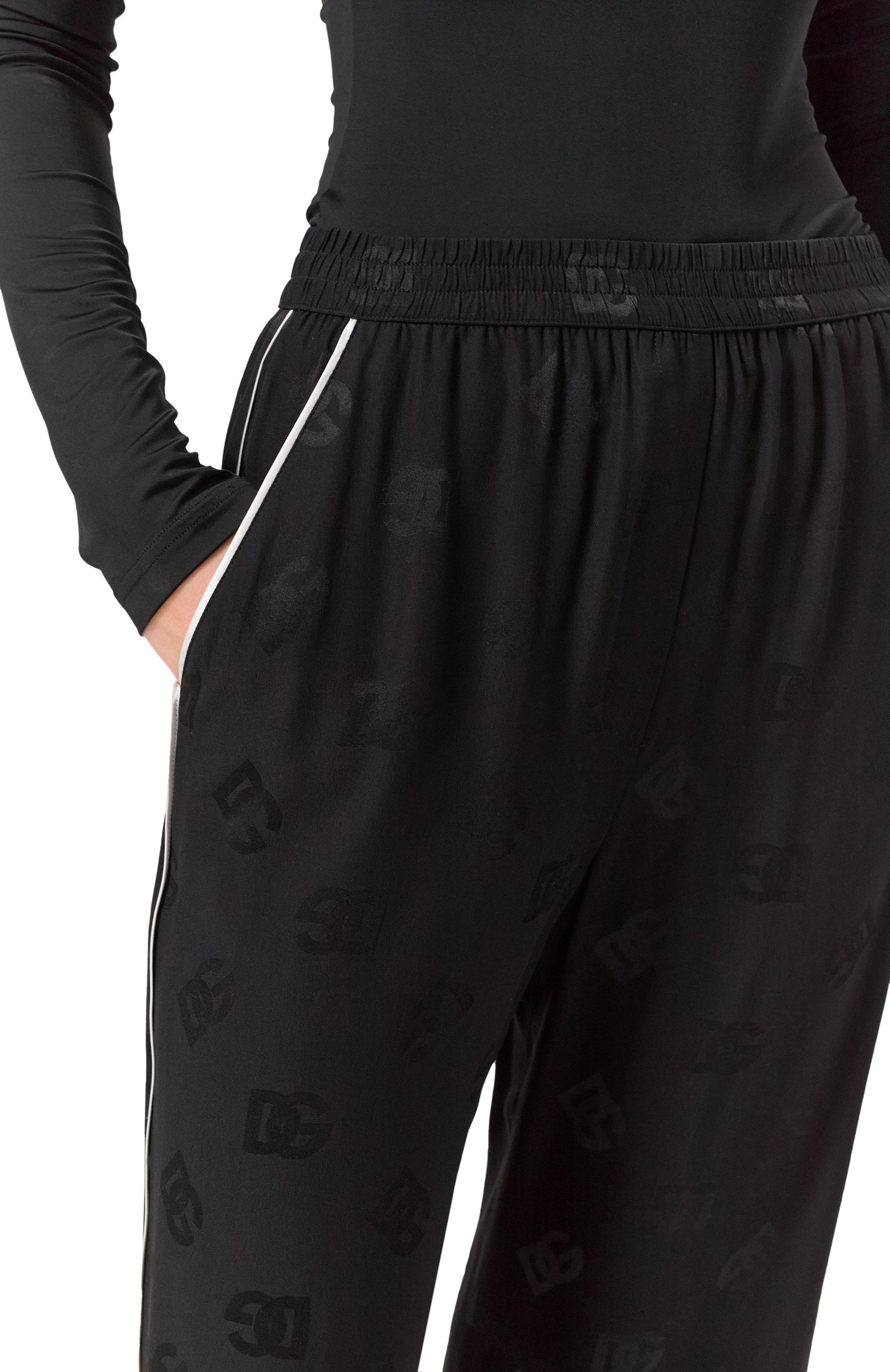 Шелковые брюки DOLCE & GABBANA, арт. FTAMPT/FJ1J0, фото 5