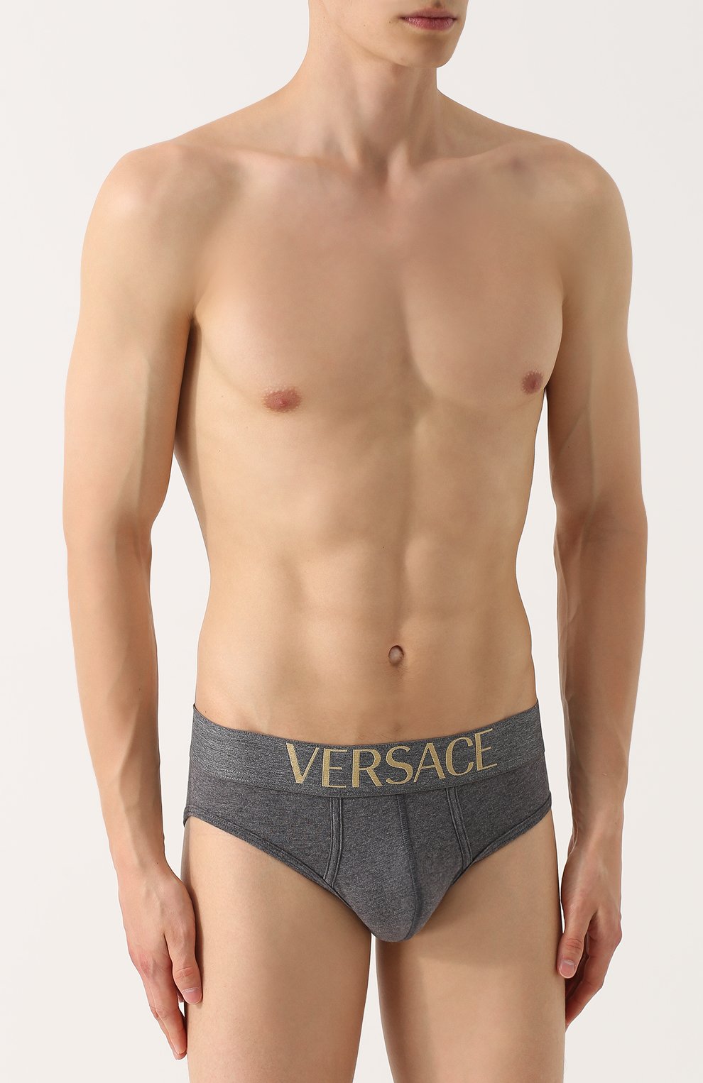 Хлопковые брифы с широкой резинкой VERSACE, арт. AUU04008/AC00058, фото 2