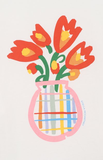 Хлопковая футболка STELLA MCCARTNEY, арт. TY8B41, фото 3