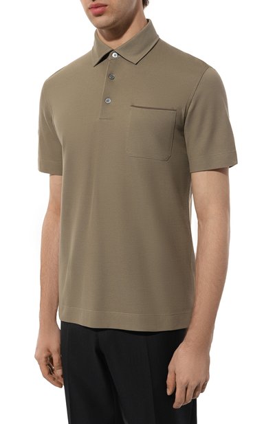 Хлопковое поло ZEGNA, арт. UD392A7/D752, фото 3