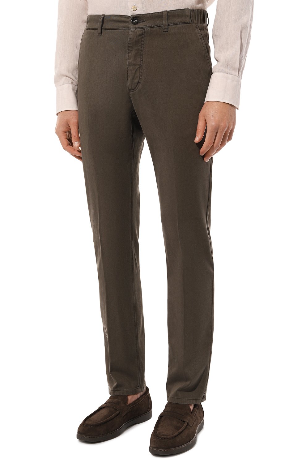 Брюки из �лиоцелла и хлопка STEFANO RICCI, арт. M8T33B0150/FLUENT, фото 3