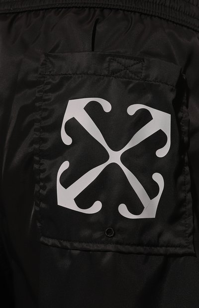 Плавки-шорты OFF-WHITE черного цвета по цене 42050 руб., арт. 0MFD008C99FAB001, фото 4 Плавки-шорты OFF-WHITE, арт. 0MFD008C99FAB001, фото 4