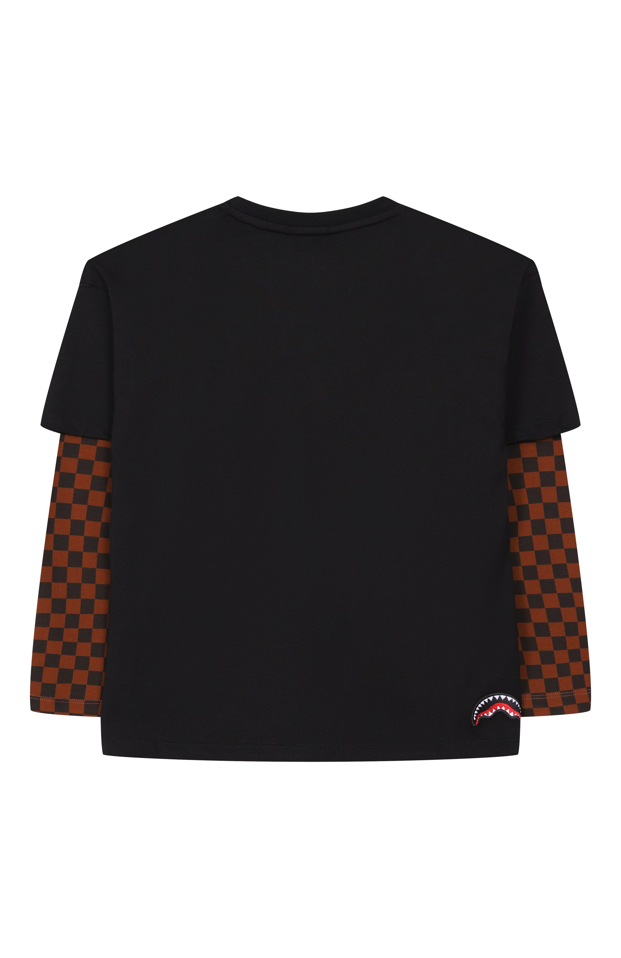 Хлопковый лонгслив SPRAYGROUND черного цвета по цене 9900 руб., арт. SPY946BLK, фото 2 Хлопковый лонгслив SPRAYGROUND, арт. SPY946BLK, фото 2