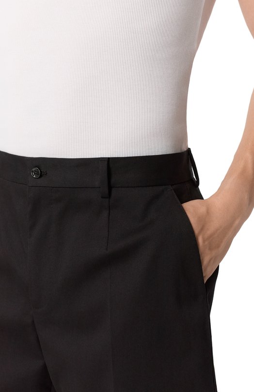 Хлопковые шорты Dolce & Gabbana GP158T/FUFK0 Чёрный  GP158T/FUFK0 Фото 5