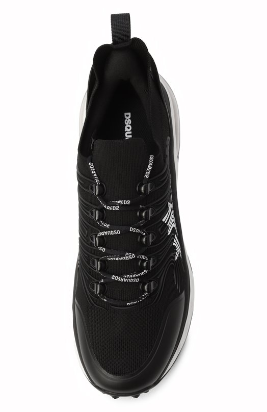 Текстильные кроссовки Bubble Dsquared2 SNM0446/59208414 Чёрно-белый  SNM0446/59208414 Фото 6