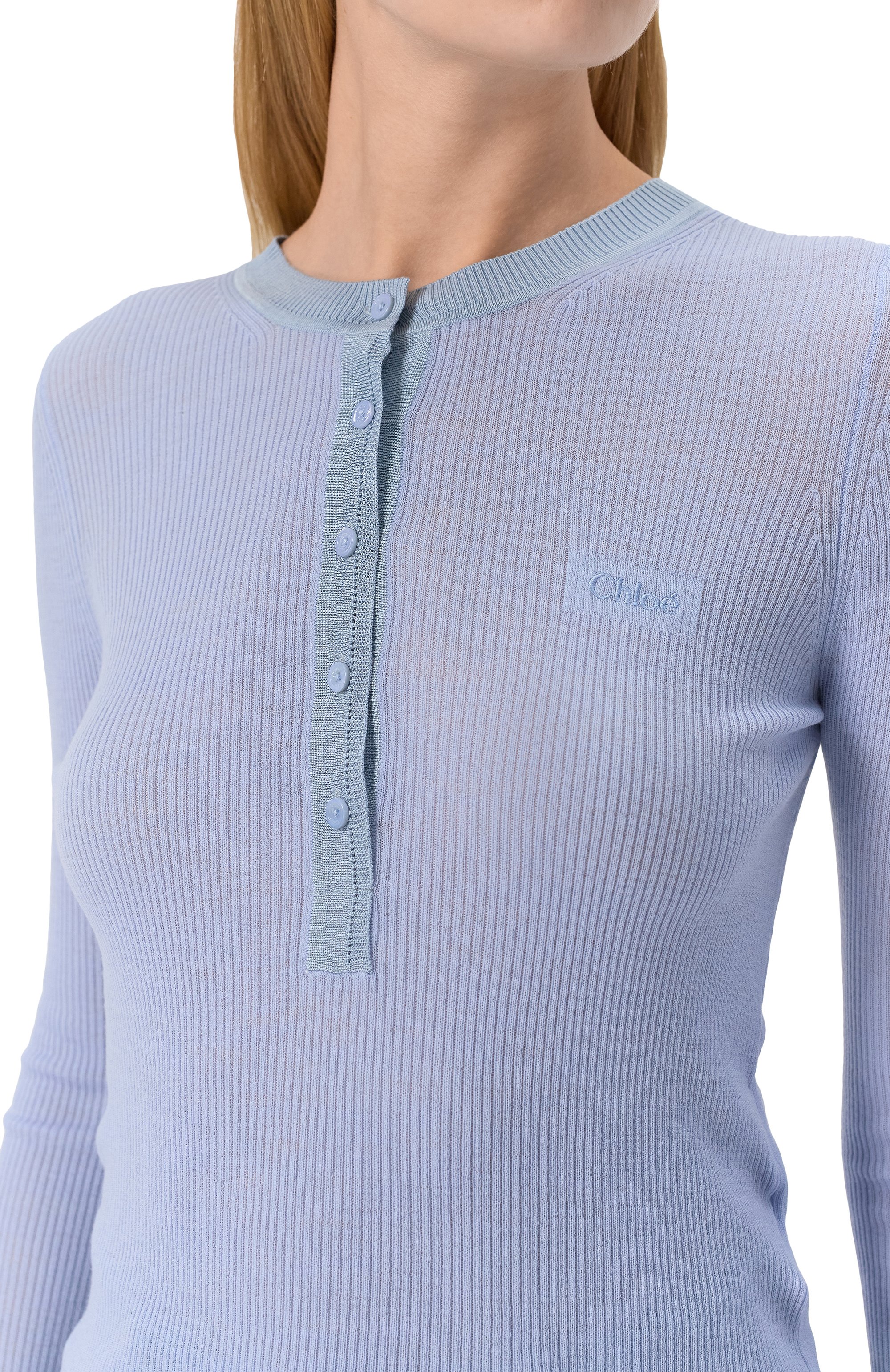 Шерстяной пуловер CHLOÉ, арт. CHC24WMP51667, фото 5