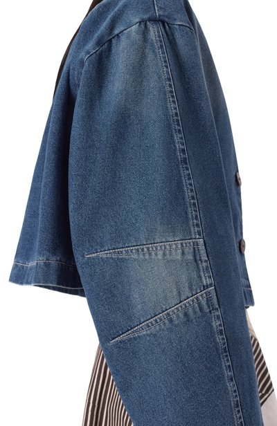Джинсовая куртка DRIES VAN NOTEN синего цвета по цене 178000 руб., арт. 262-130504/4411, фото 5 Джинсовая куртка DRIES VAN NOTEN, арт. 262-130504/4411, фото 5