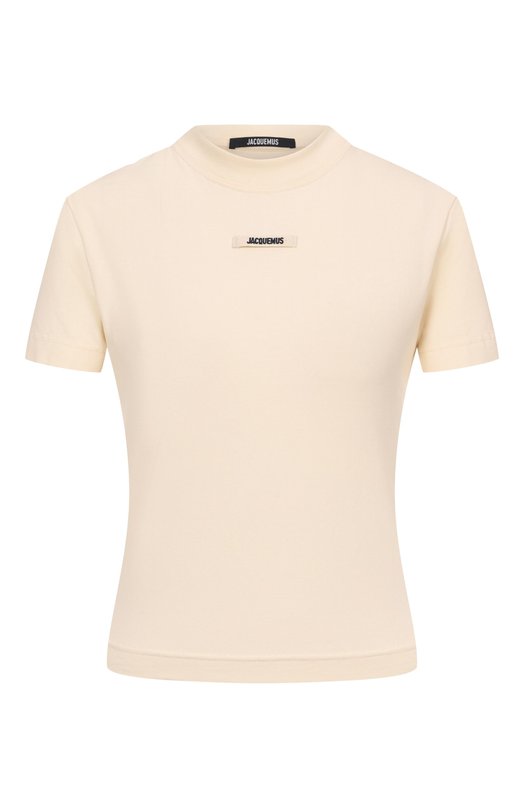Хлопковая футболка Jacquemus 24ETSW00133/AJ00124 Кремовый 24ETSW00133/AJ00124