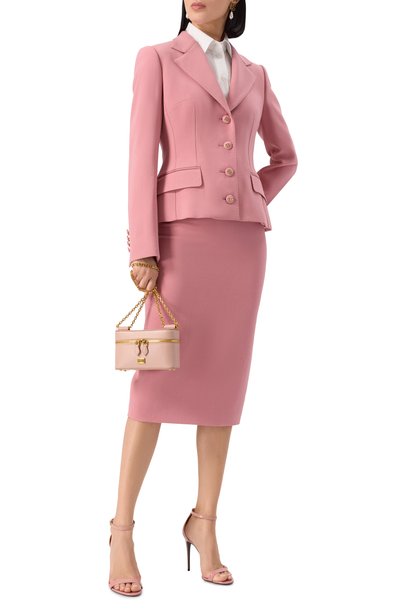 Сумка sicily DOLCE & GABBANA светло-розового цвета по цене 197500 руб., арт. BB7800/B7321, фото 3 Сумка sicily DOLCE & GABBANA, арт. BB7800/B7321, фото 3