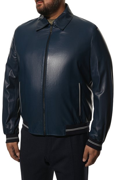 Кожаный бомбер ZILLI, арт. MAT-FAX00-01005/1001/62-64, фото 3