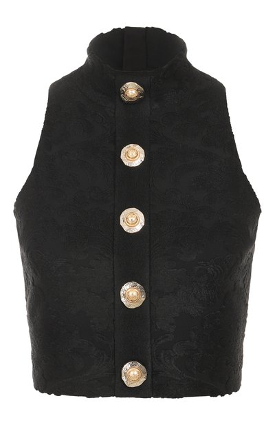 Женский топ из вискозы BALMAIN, арт. FF1AB495/JK65