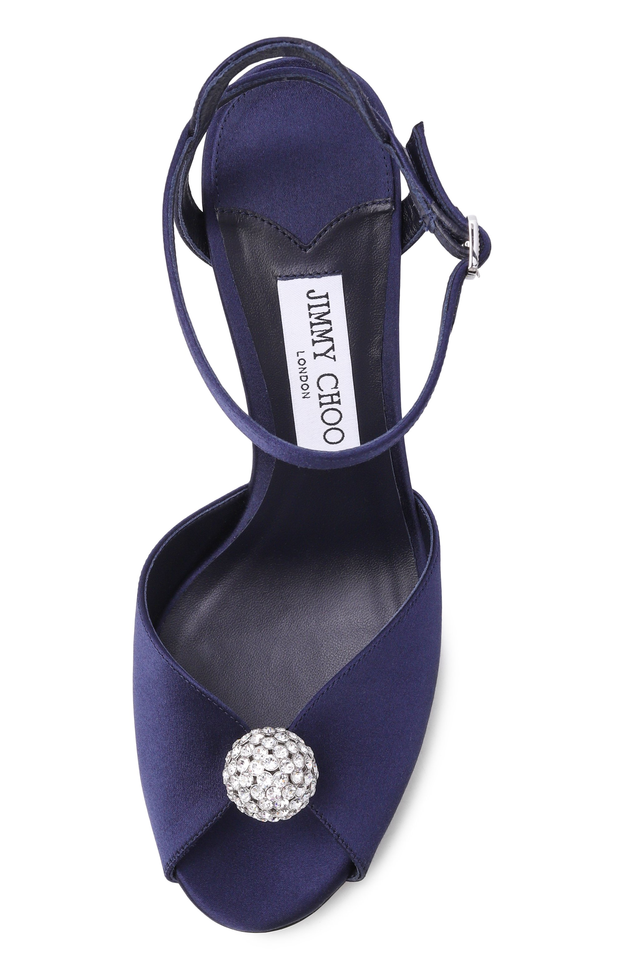 Текстильные босоножки sacora 85 JIMMY CHOO, арт. SAC0RA85WCZ, фото 6