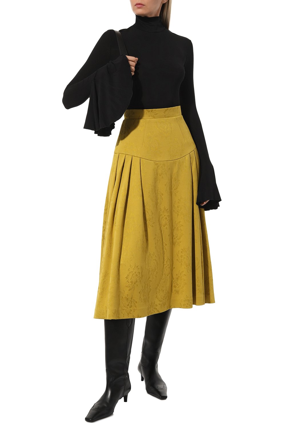 Юбка из хлопка и вискозы ULYANA SERGEENKO, арт. GNM003FW21P0167Р21, фото 2