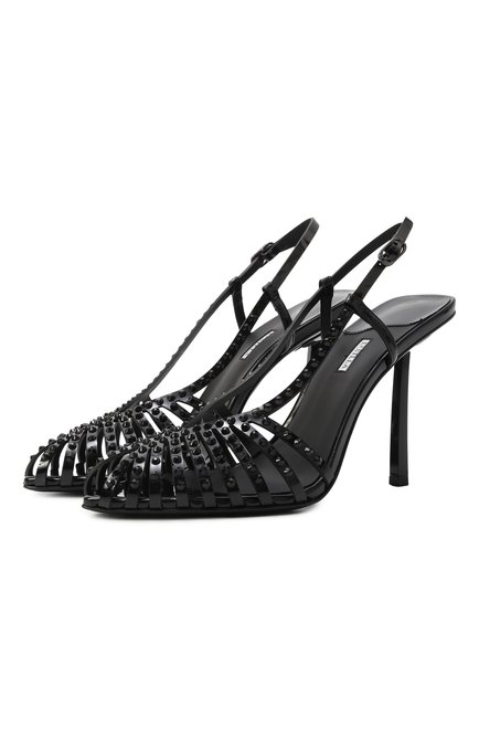 Женские лакированные босоножки cage 100 LE SILLA, арт. 3404C090BYPPKAB