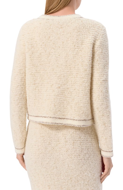 Шерстяной жакет D.Exterior 61488 Кремовый  61488 Фото 4