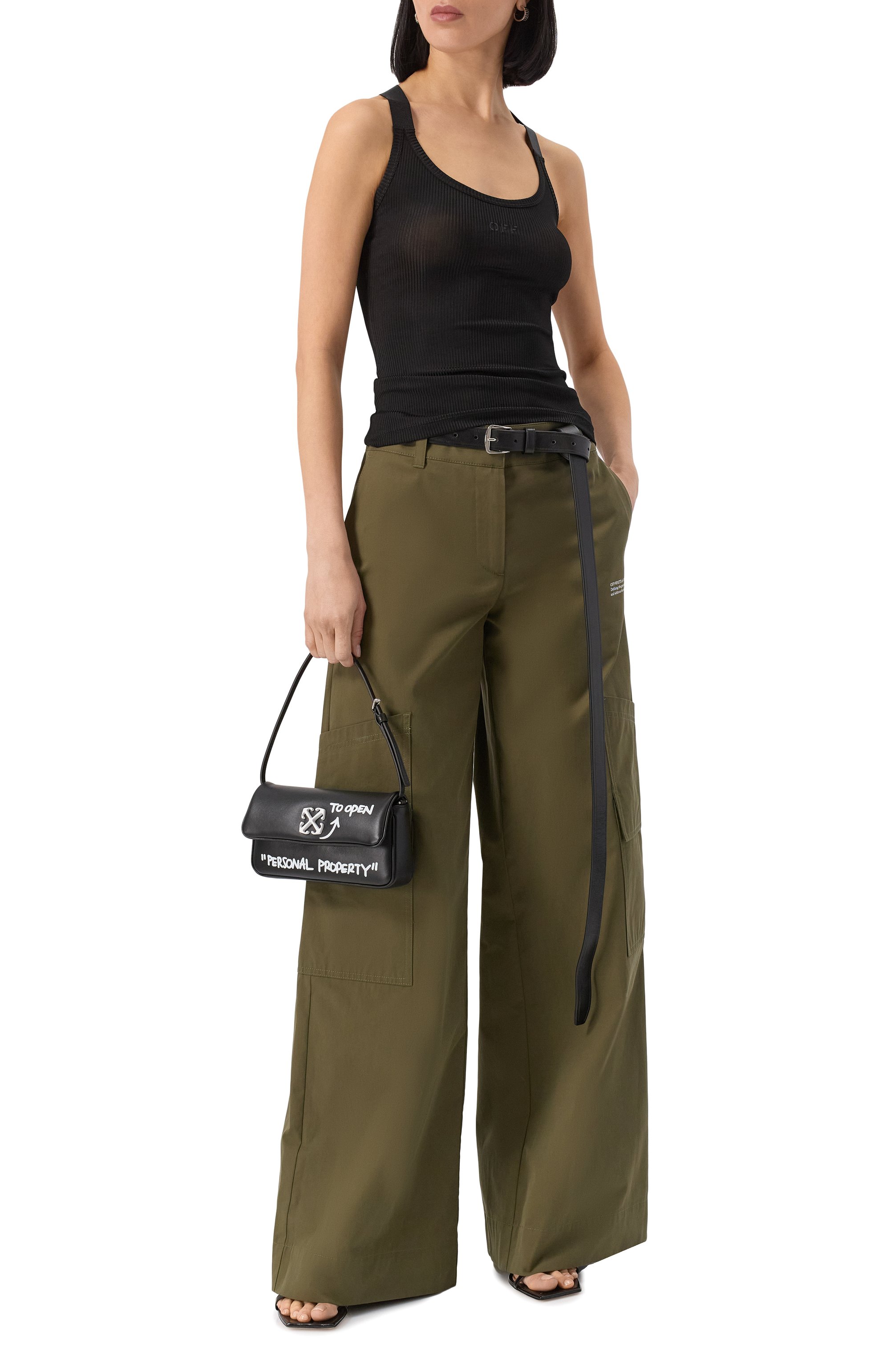 Сумка jitney 0.7 OFF-WHITE, арт. 0WNN18BC99LEA001, фото 7