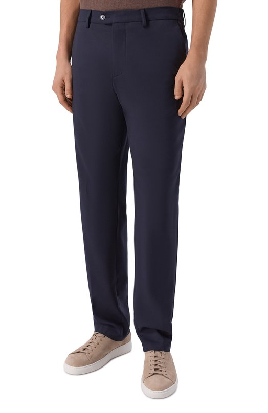 Шерстяные брюки Marco Pescarolo VENT0/5320 Синий  VENT0/5320 Фото 3