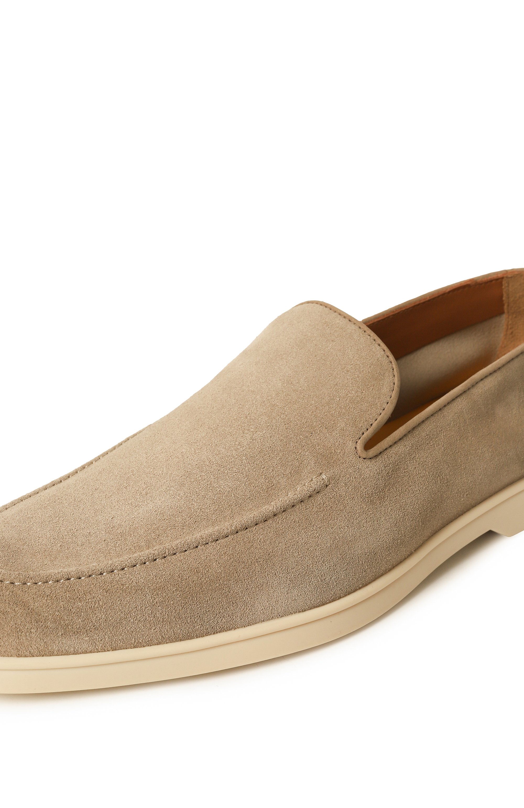 Замшевые лоферы DOUCAL'S бежевого цвета по цене 48050 руб., арт. DU3413NWMAUY009G, фото 7 Замшевые лоферы DOUCAL'S, арт. DU3413NWMAUY009G, фото 7