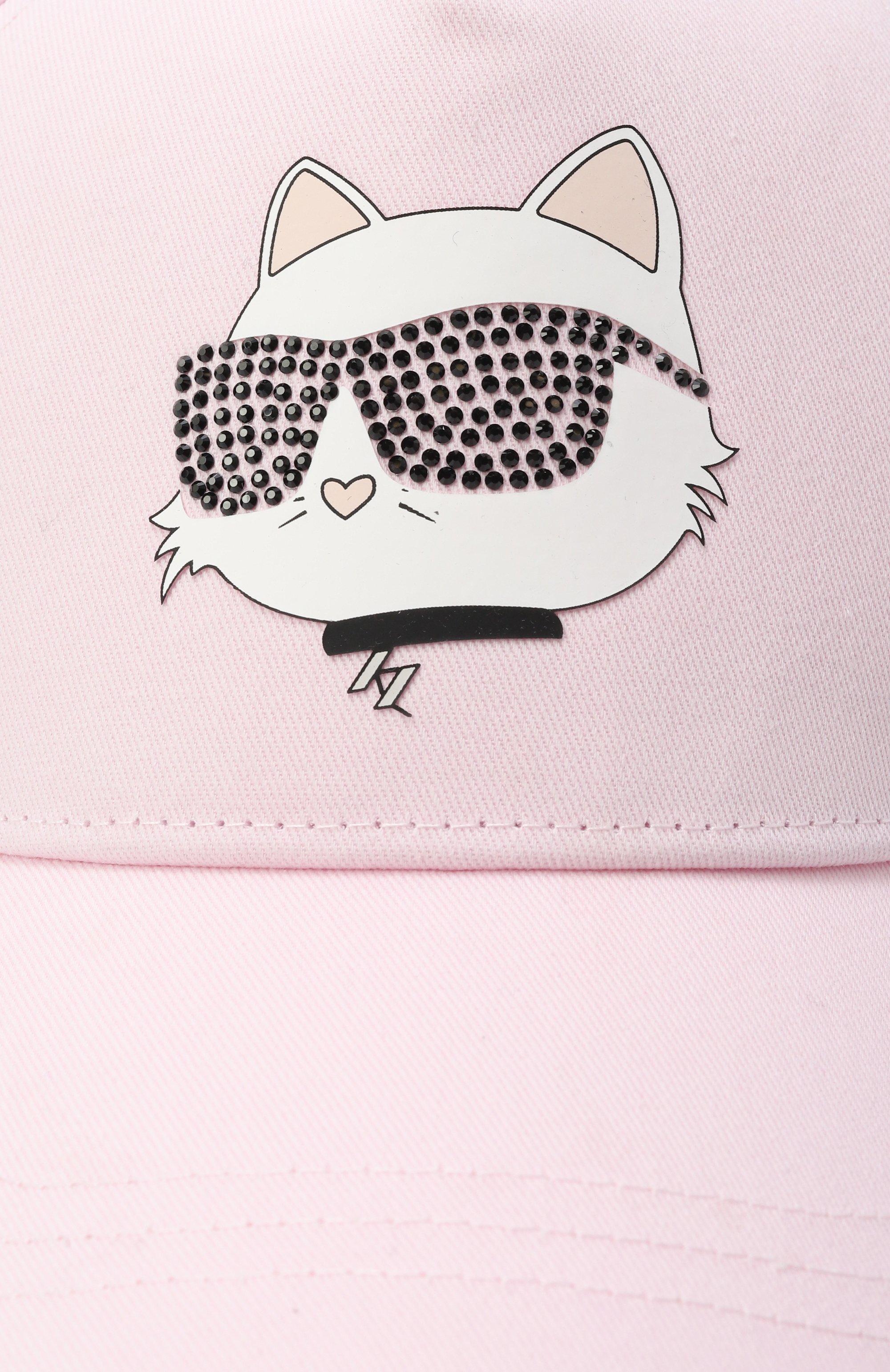 Хлопковая бейсболка KARL LAGERFELD KIDS, арт. Z30387, фото 3