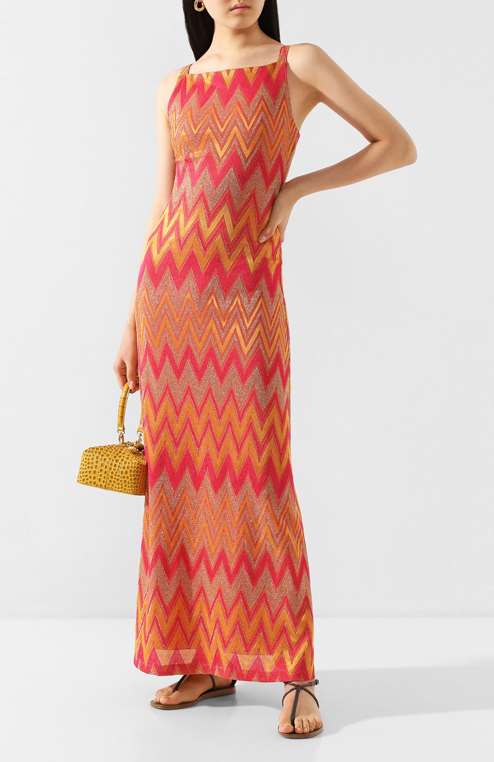 Платье из смеси хлопка и вискозы M MISSONI, арт. 2DG00351/2J002L, фото 2