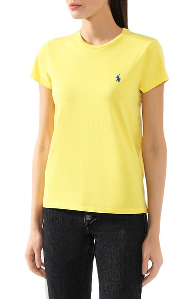 Хлопковая футболка POLO RALPH LAUREN, арт. 211734144, фото 3