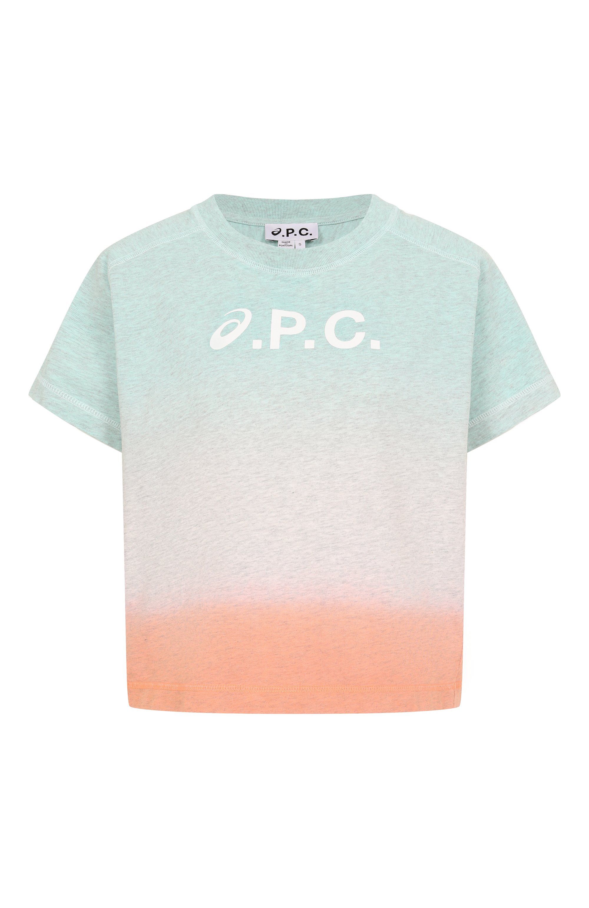 Хлопковая футболка a.p.c. x asics A.P.C., арт. C0EAV-F26482, фото 1