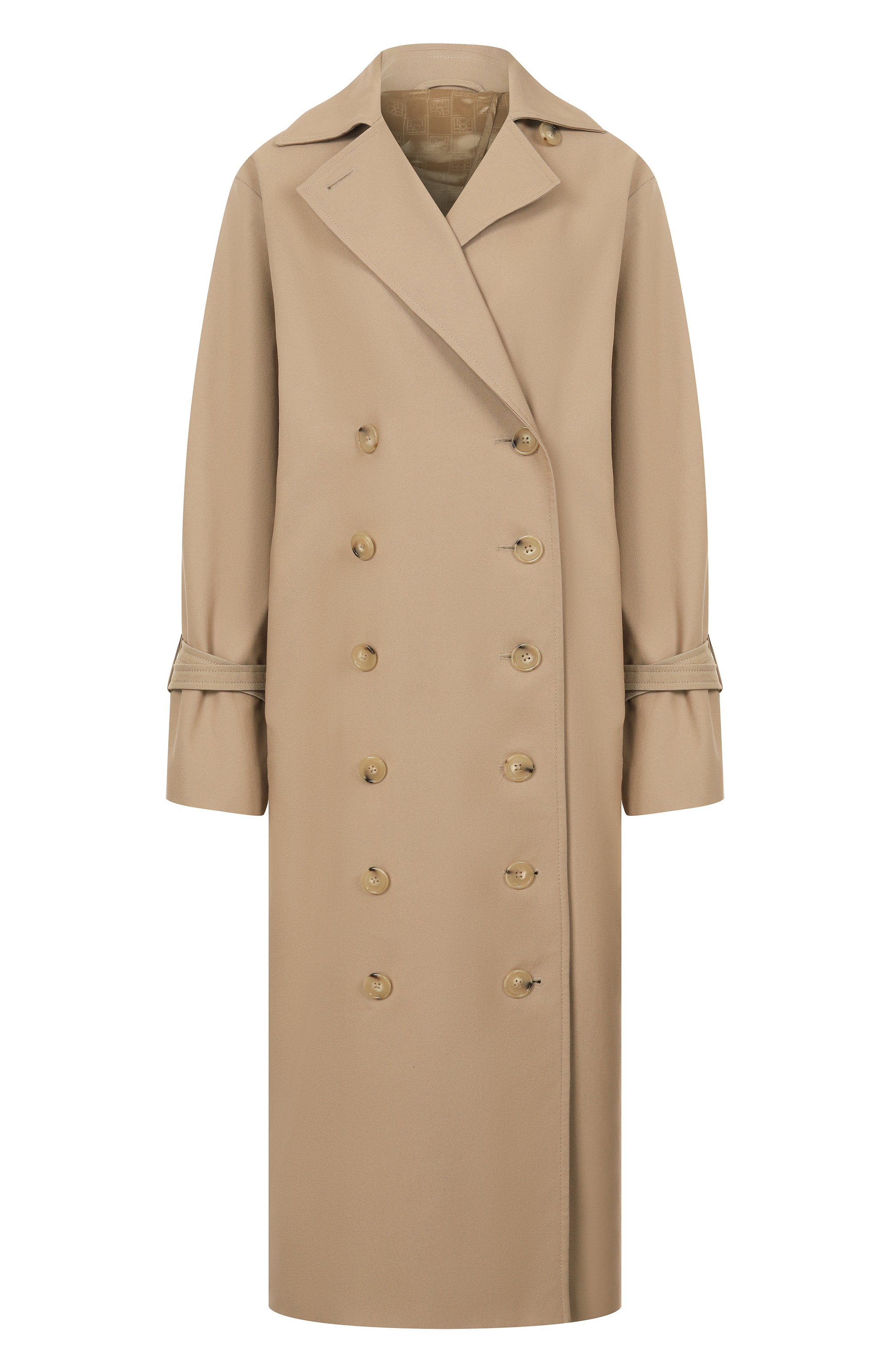 Хлопковый тренч TOTEME, арт. 243-WR01112-FB0243, фото 1