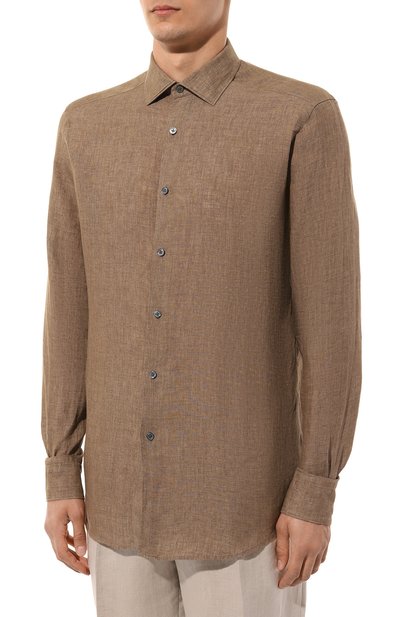 Льняная рубашка ZEGNA, арт. UDX38A7/SRF5, фото 3