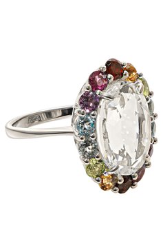 Женское кольцо SECRETS JEWELRY серебряного цвета, арт. РКХОС00310 | Фото 1 (Нос: Не проставлено; Региональные ограничения белый список (Axapta Mercury): Не проставлено; Материал: Камень, Серебро)