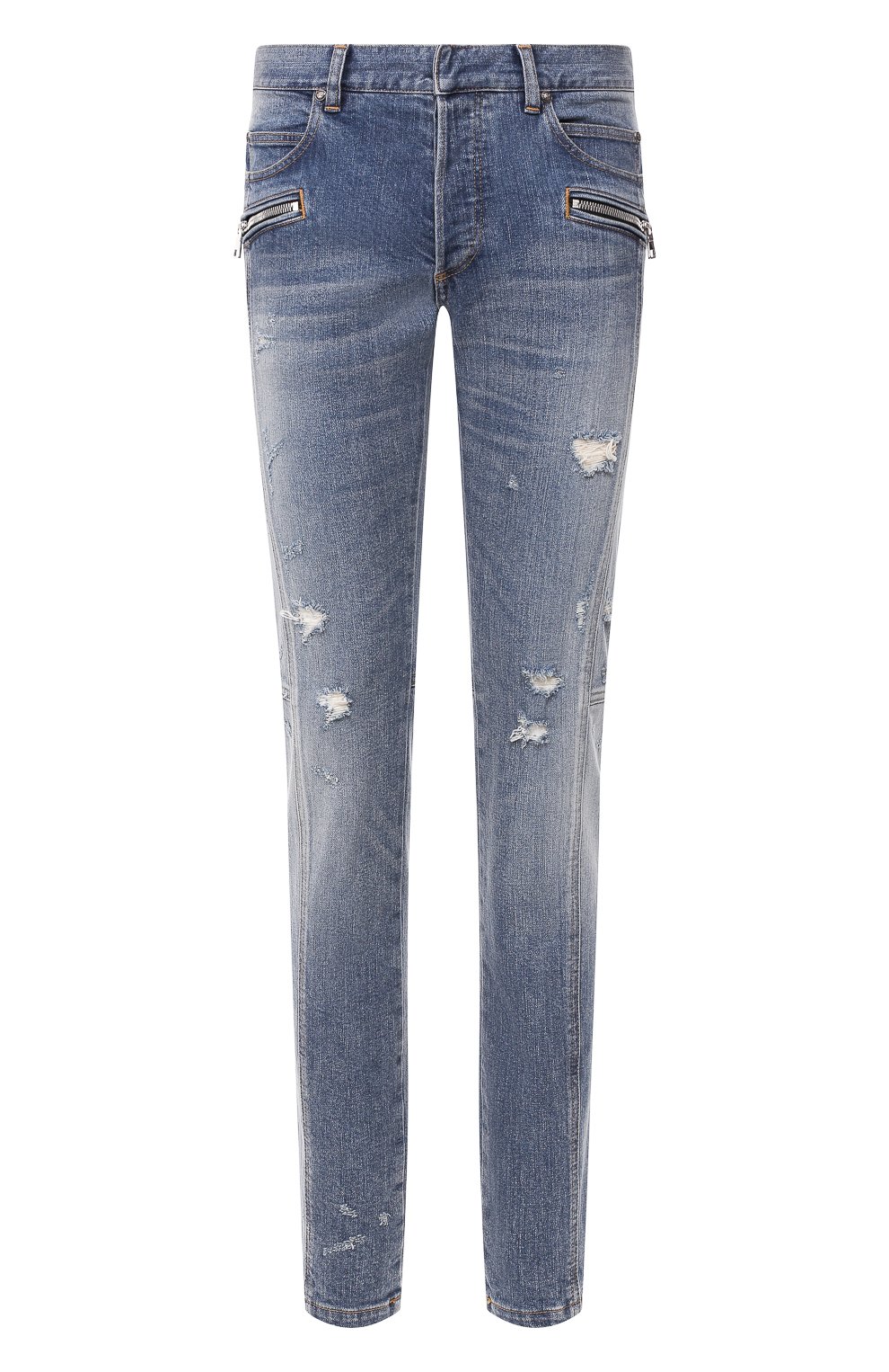 Джинсы с потертостями BALMAIN, арт. SH05332/Z750, фото 1