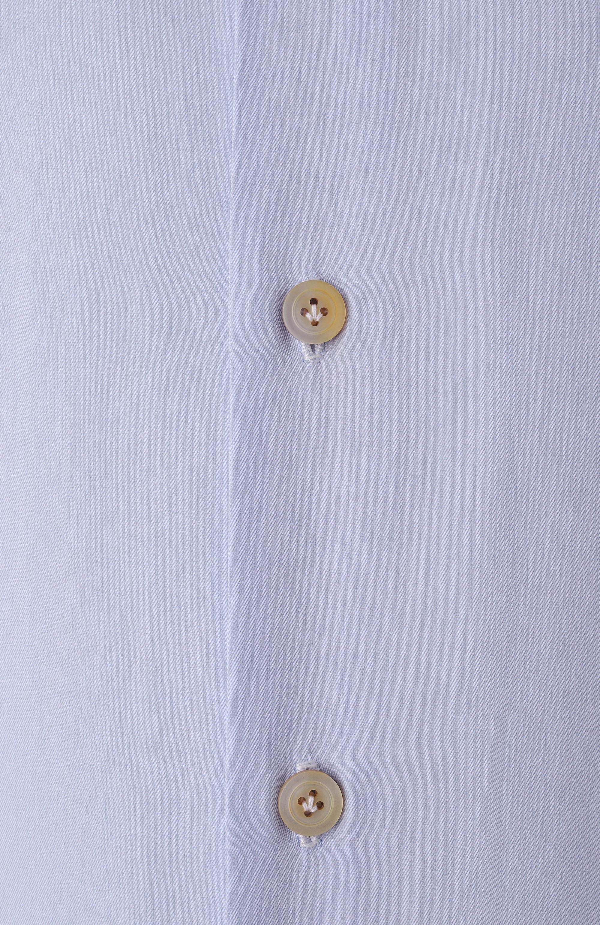 Хлопковая сорочка KITON голубого цвета по цене 69950 руб., арт. UCIH0614602, фото 6 Хлопковая сорочка KITON, арт. UCIH0614602, фото 6