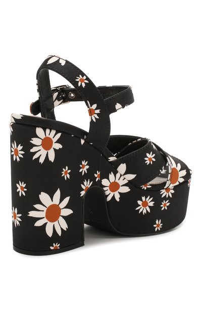 Текстильные босоножки MIU MIU, арт. 5XZ440/3L7K, фото 4