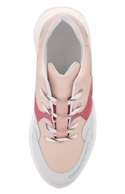 Кожаные кроссовки EMPORIO ARMANI, арт. XYX008/X0I30/35-40, фото 4